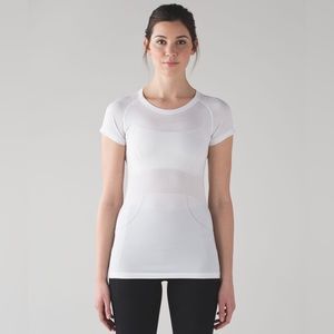 LuluLemon white swiftly tech short sleeve